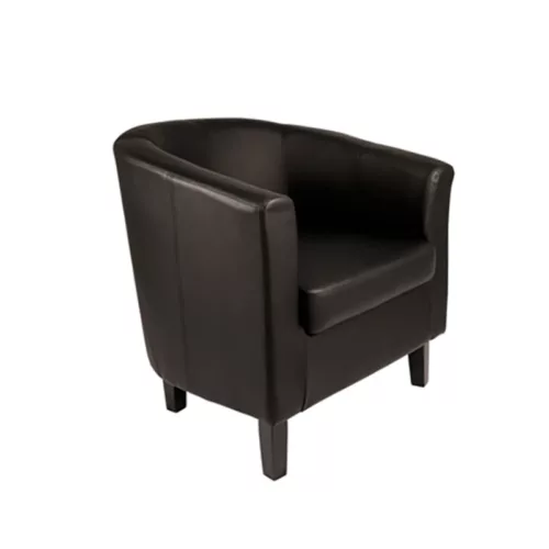 Black Carla Tub Arm Chair